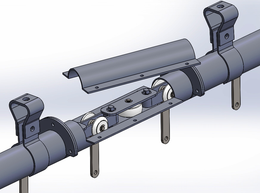 高架输送机的一个模块